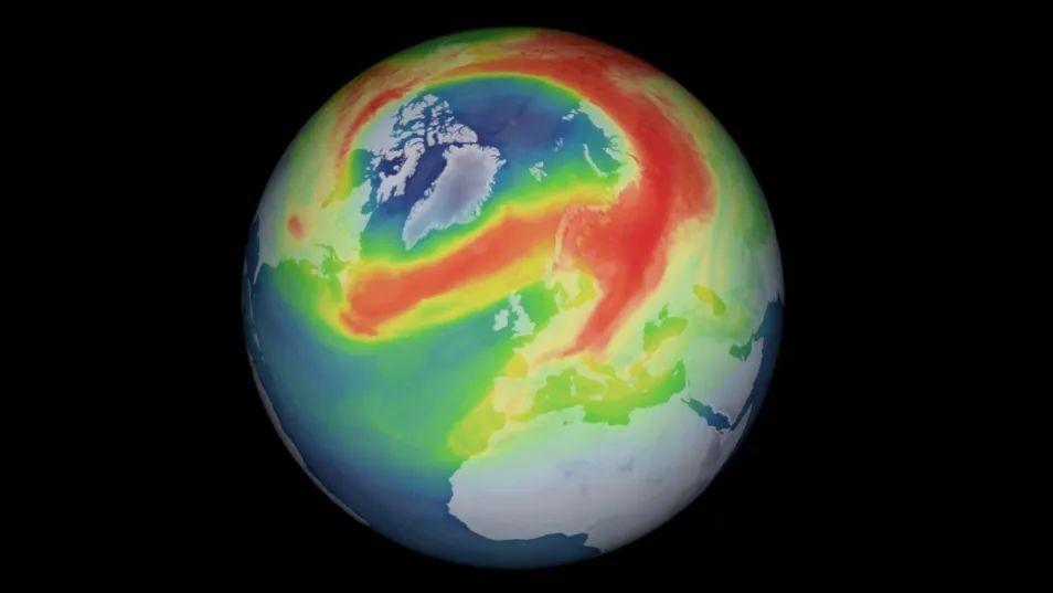北极出现有史以来最大的臭氧空洞