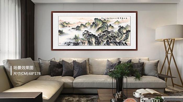 墙壁装饰画 客厅应该如何装饰 有品位的人都选择挂画