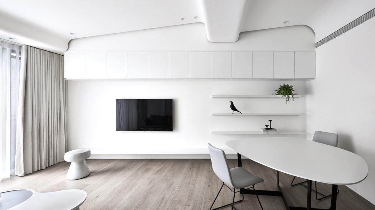 老公20万装82㎡小家，通体白墙太穷酸，床头柜都是乡下捡来的！