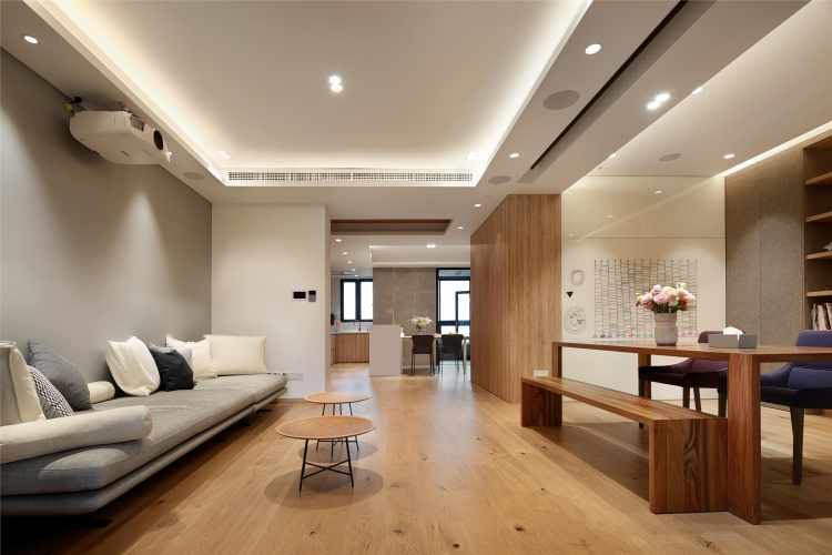 不要电视墙，133平坚持简装，全屋简约大气，家人都很喜欢！