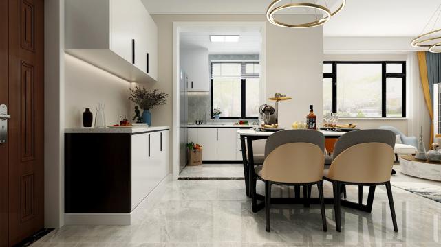 92平现代简约风二居室，以简洁明快的设计风格为主调