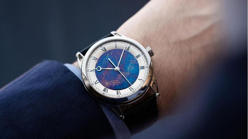 珍稀陨石面与复杂陀飞轮的华丽组合！DE BETHUNE DB25 Starry Varius Ae?rolite