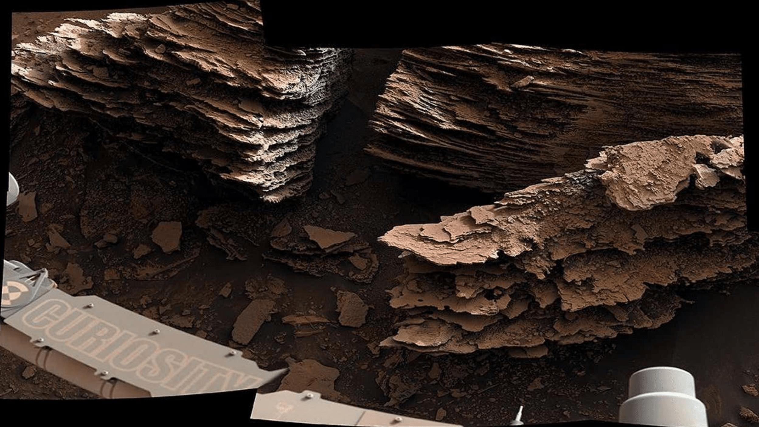 NASA的好奇号火星车在攀登夏普山的过程中发现了古代水的新证据