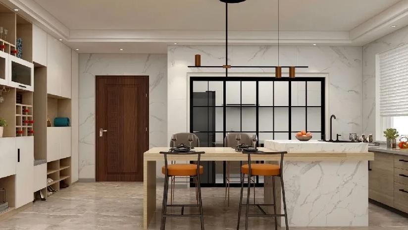 装修中厨房的设计，除了做饭，其实还应该具备社交功能！