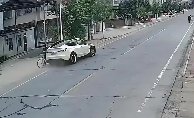 特斯拉车司机完全可以在无人区域自己逼停已经失控的车辆