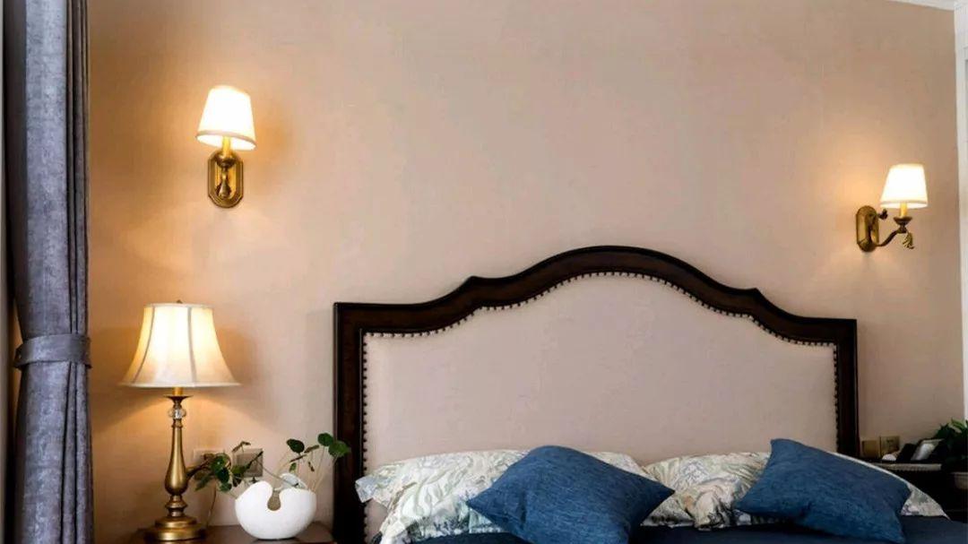 76平的轻美式小户型二居室，这种暖色调好有温馨感