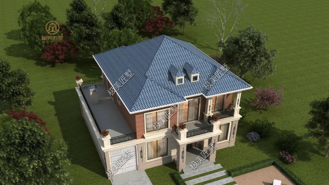 阳台|14.8米×15米，带车库与土灶的实用双层别墅，确定不心动吗？