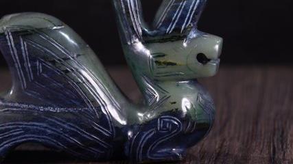 玉雕|【汉高古玉 瑞兽玉雕件】