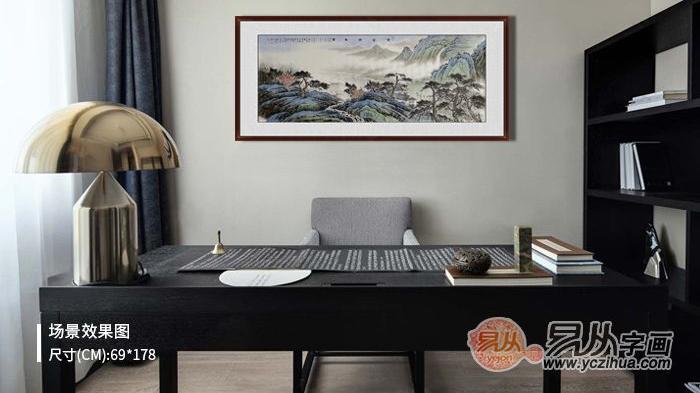 00后|办公室装饰 魅力十足山水佳作 营造高端典雅办公空间