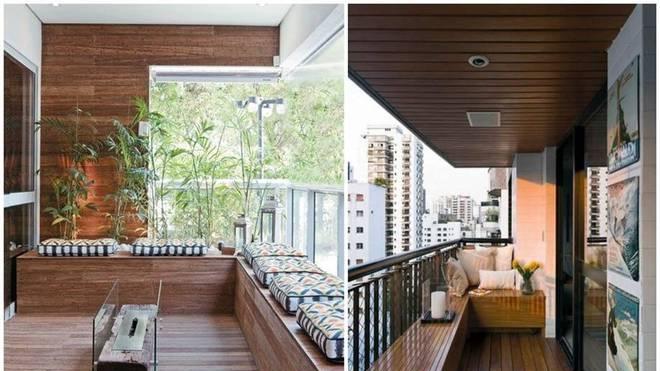 邻居家的创意设计，阳台外侧打一排矮柜，既美观又增加收纳！