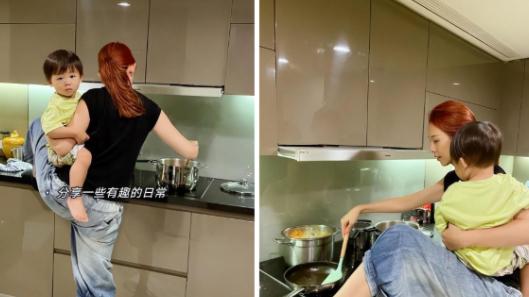 蔡少芬|49岁蔡少芬，独自吃苍蝇馆，素颜下憔悴眼凹像老太，坦言婚姻全靠忍