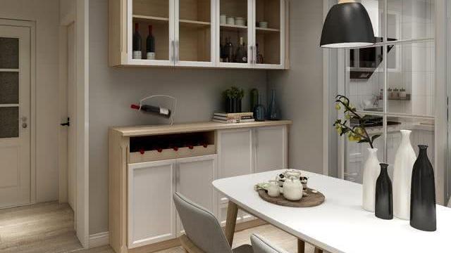 业主群疯传的8款餐边柜设计方案，看完后每一款都想要，太美了