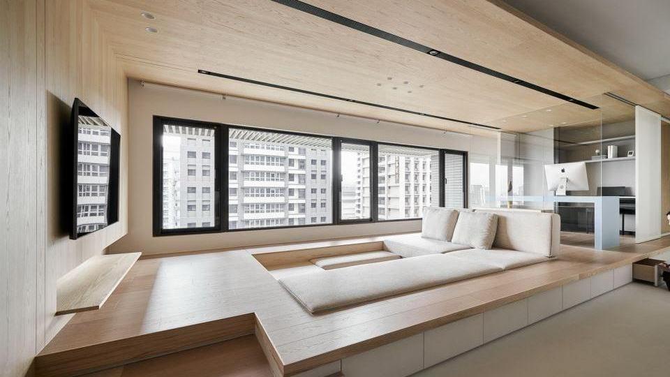 无论房子多大，留个休闲区不亏，又收纳又当客房，实用性不减反增