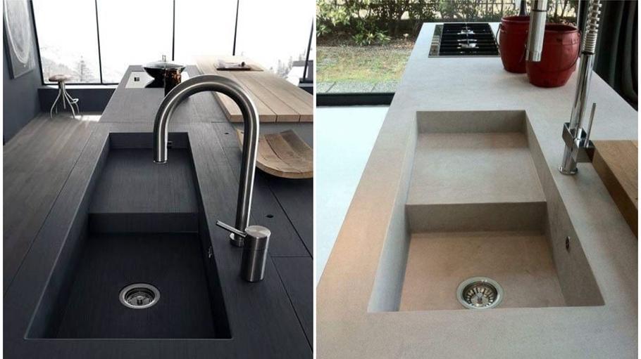 砖砌洗漱池花样少但实用，底部改一深一浅后，变得更是耐用好看