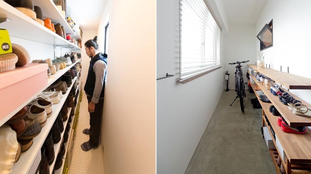 又一个新的设计思路，少了柜体玄关收纳照样强，下套房的绝佳参考