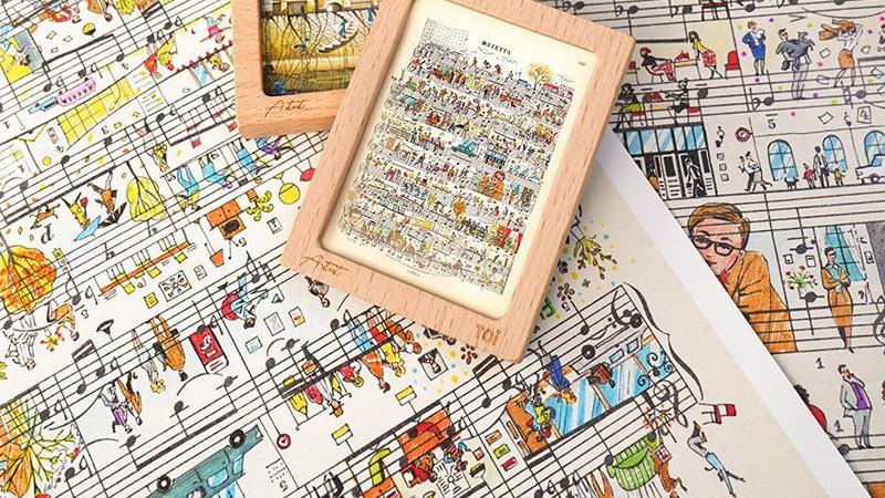 |我不敢相信！TOI图益竟然能将乐谱、绘画、动漫结合在一个拼图产品里