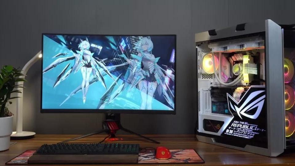 机箱|浪漫情人节的正确打开方式，ROG白色系机电散甜蜜助力