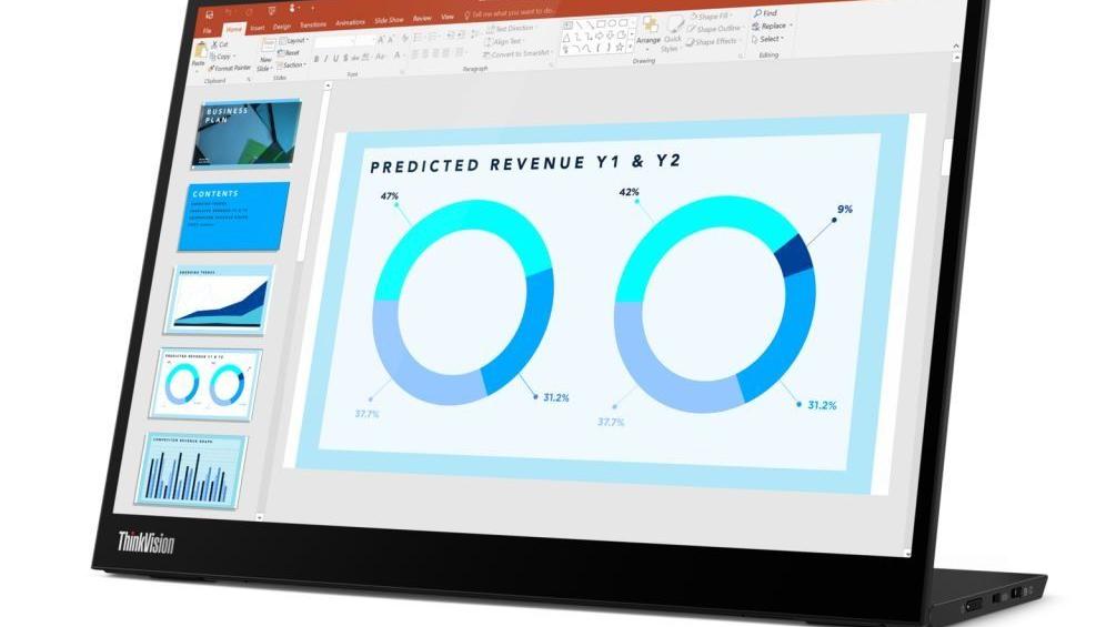 显示器|联想推出仅重 600 克的 M14d 便携式 14 英寸 2K 显示器