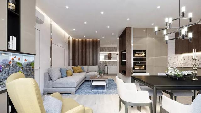 小户型这样装修很大气，轻奢感十足，让设计师告诉你怎么装