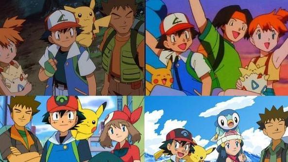 |宝可梦动画：八个世代小智队友阵容汇总事实证明小刚才是真爱