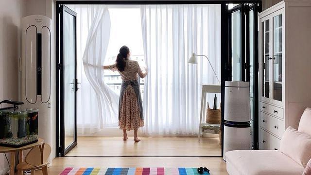 170大平层，客厅吊扇挺凉快，还有独立洗衣区+储物间，卖了可惜