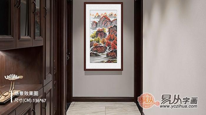 玄关挂什么装饰画好？这样选，才能美化整体视觉感