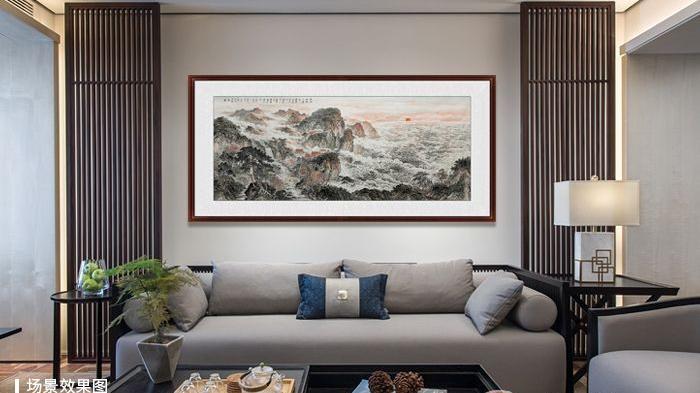 客厅挂画 叶大隐山水画新作 每一幅都让人爱不释手