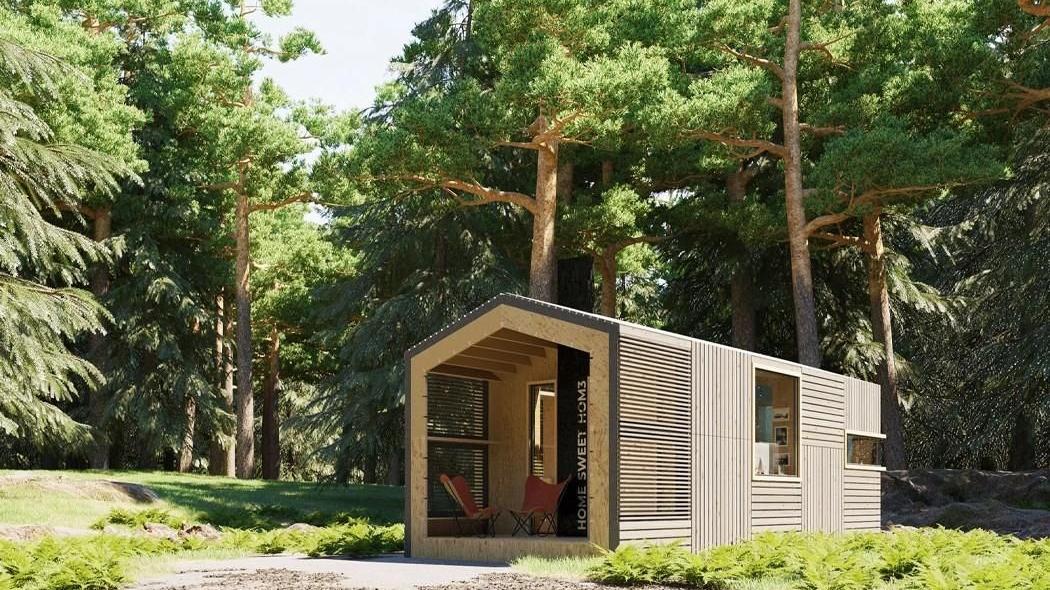 9㎡模块化迷你小木屋，内部设施齐全，全屋精致温馨超美