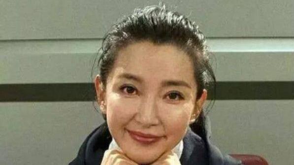 李冰冰 李冰冰这样老去多好，穿空姐服手臂勒紧，盘大妈发型很自然没装！
