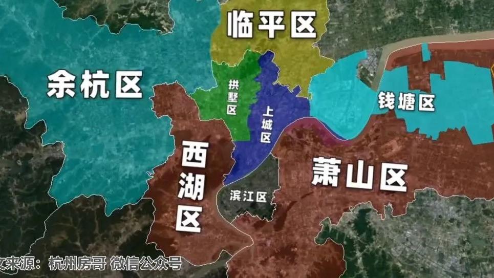 杭州|杭州楼市现状：上城区地盘扩大，江干区吃亏了