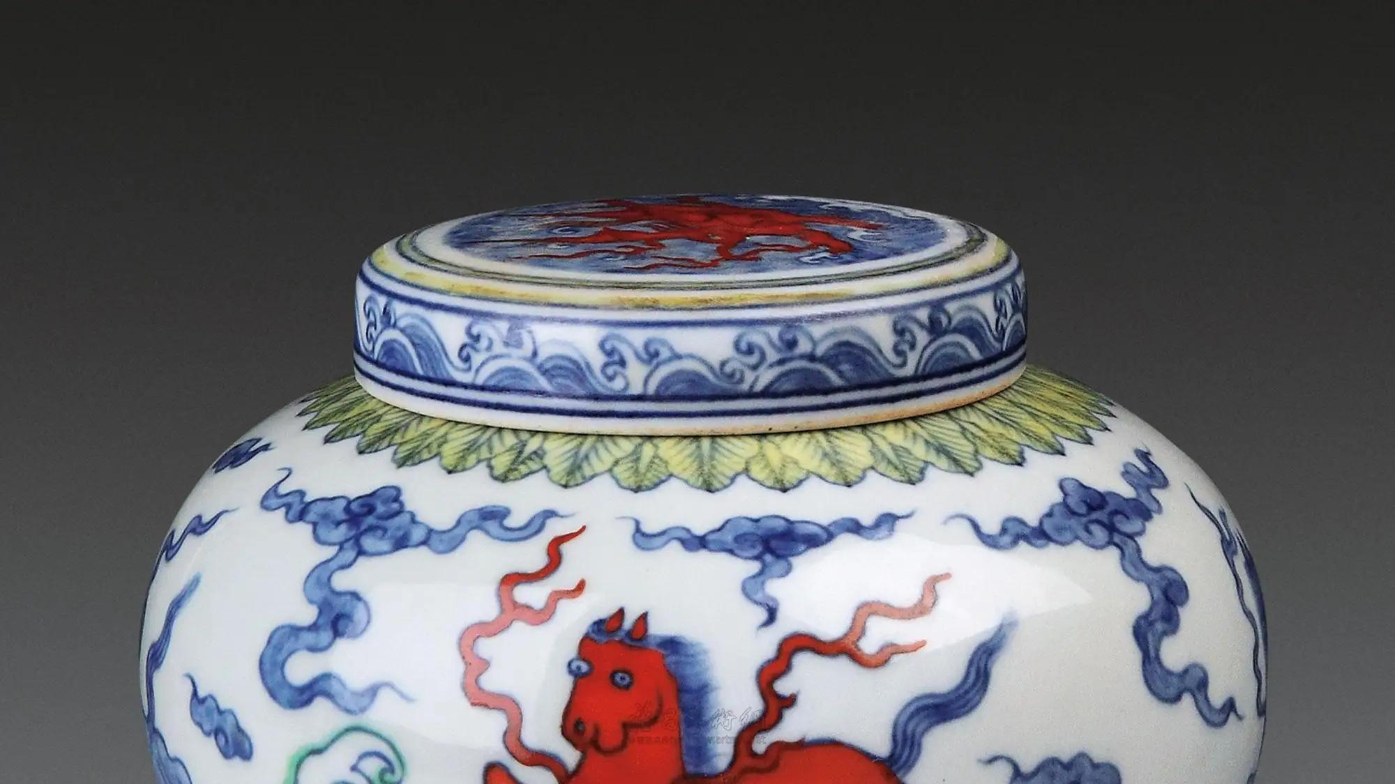 |关于瓷器上的海马纹