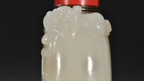 和田玉籽料|和田玉籽料天仙鼻烟壶