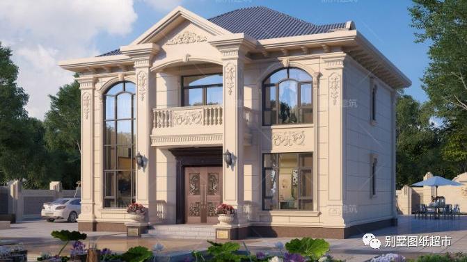 11×11米，二层简欧别墅，挑空客厅够大气，布局实用开启舒适生活