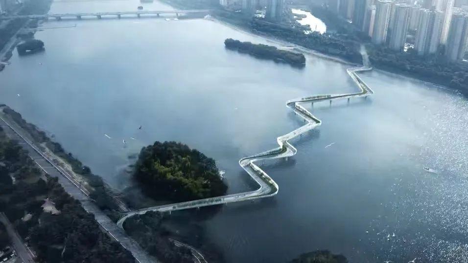 1.13km！洛阳珠江路慢行步行桥设计图出炉 网友：不实用太单调？