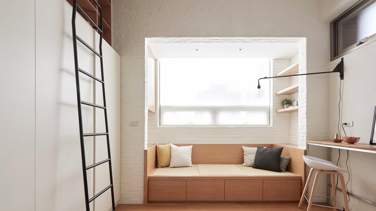 瞧瞧国外的“去客厅化”设计，30㎡的单身公寓，拥有8大功能区