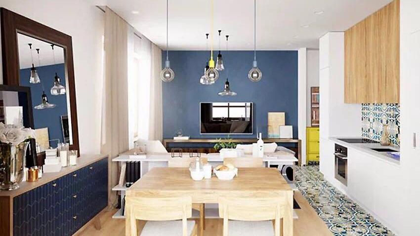 小而美的空间清新淡雅，原木家居真舒适