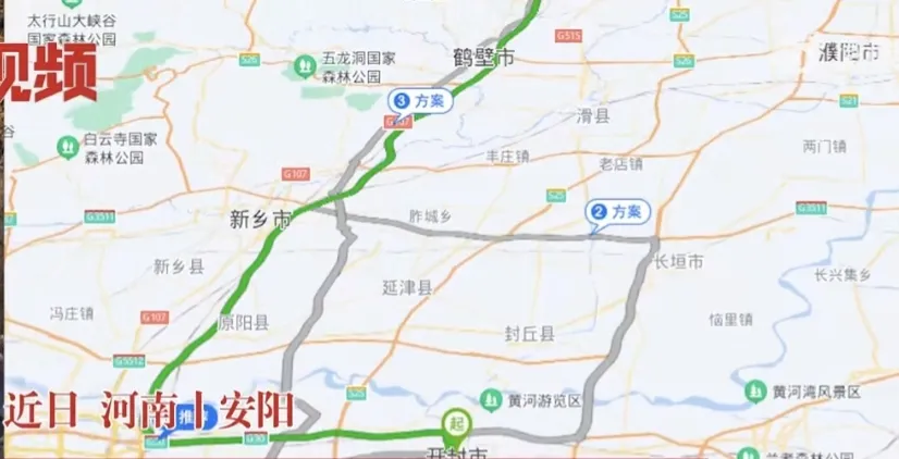 河南开封，一出租车司机，把一名乘客从开封送到安阳