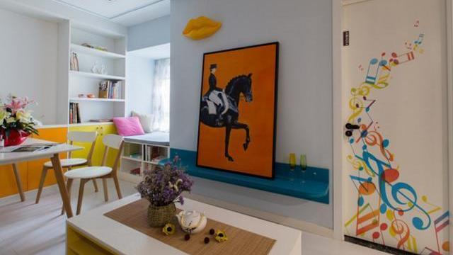 80平方米的小户型，装修设计效果让朋友赞口拍手，实用且活力满满