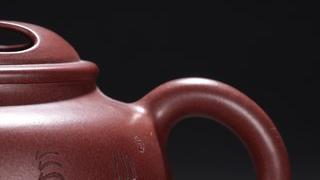 文玩|旧藏-季益顺款诗文牛盖紫砂壶