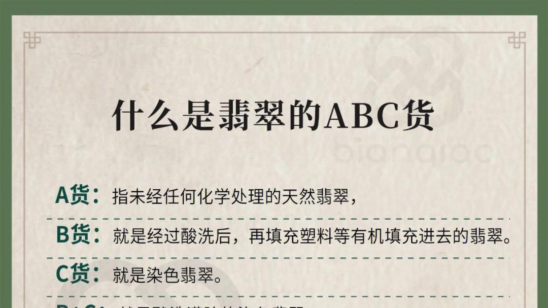 翡翠|什么是翡翠的ABC货？