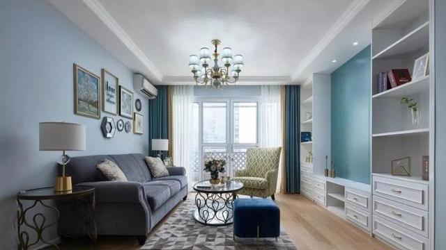 137㎡美式风格三居，清新浪漫、时尚高雅的精致感