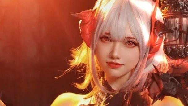 明日方舟|cos：明日方舟w小姐姐cos正片@目白鹿