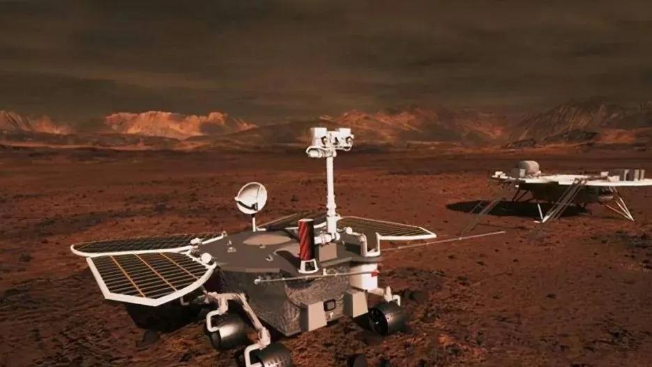 距离约1.1万公里，天问一号拍到火星画面，看到的火星是这样的