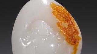 石雕|旧藏·和田玉籽料凤凰弥勒佛原石雕