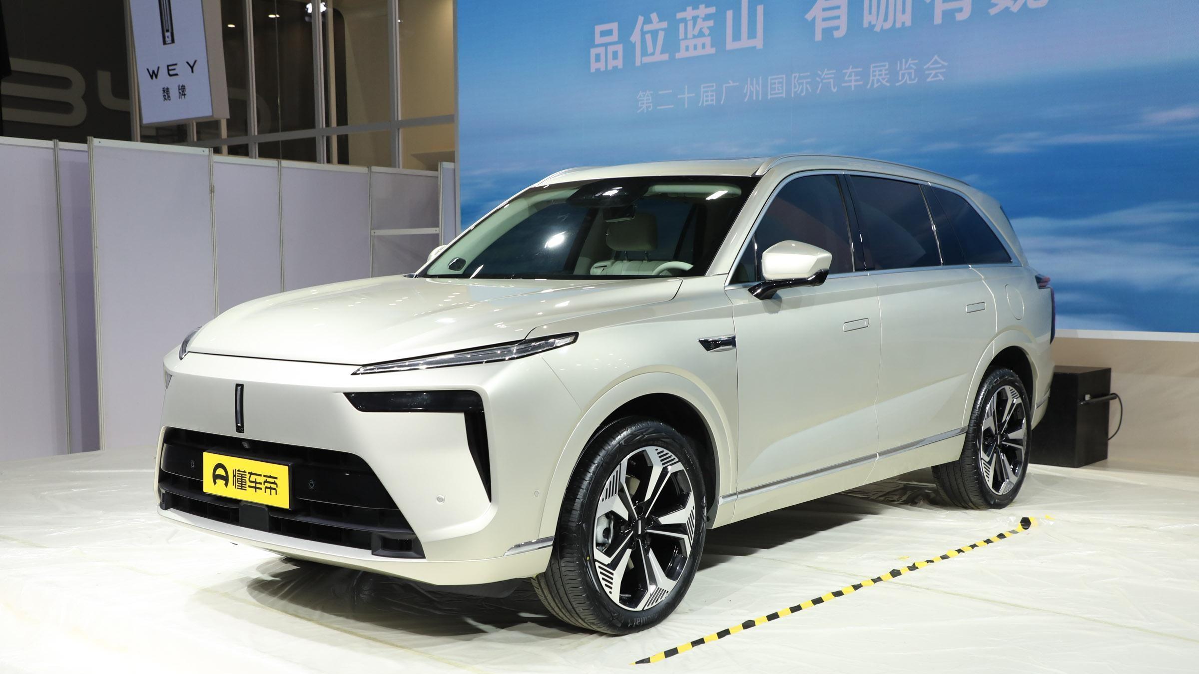 新车 | 全新前脸/双激光雷达/6座中大型SUV，实拍魏牌蓝山DHT-PEHV