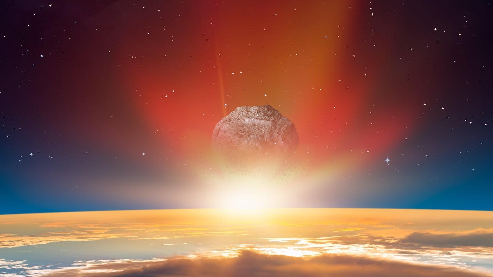 美国发现直径1km小行星，或将撞击地球，能否在空中将其击碎？