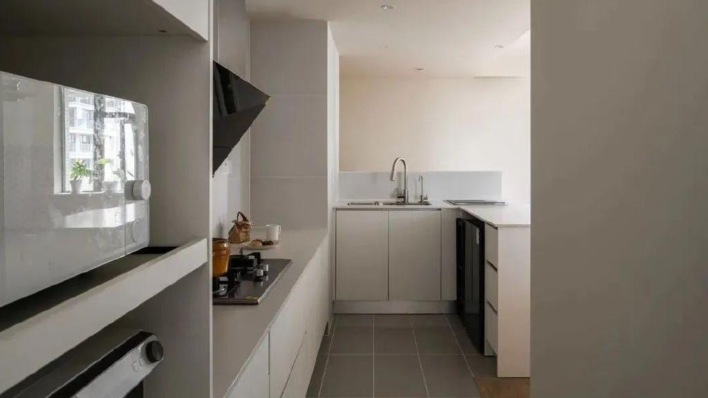 110㎡极简奶油风，温暖了母女二人的三餐四季