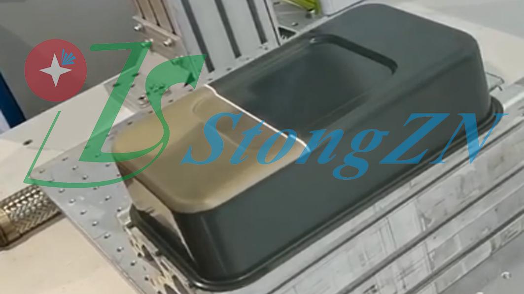 激光清洗铁材表面油漆