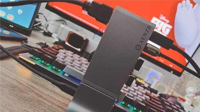 鼠标|AENZR十二合一扩展坞开箱实测，办公生产力直线飙升