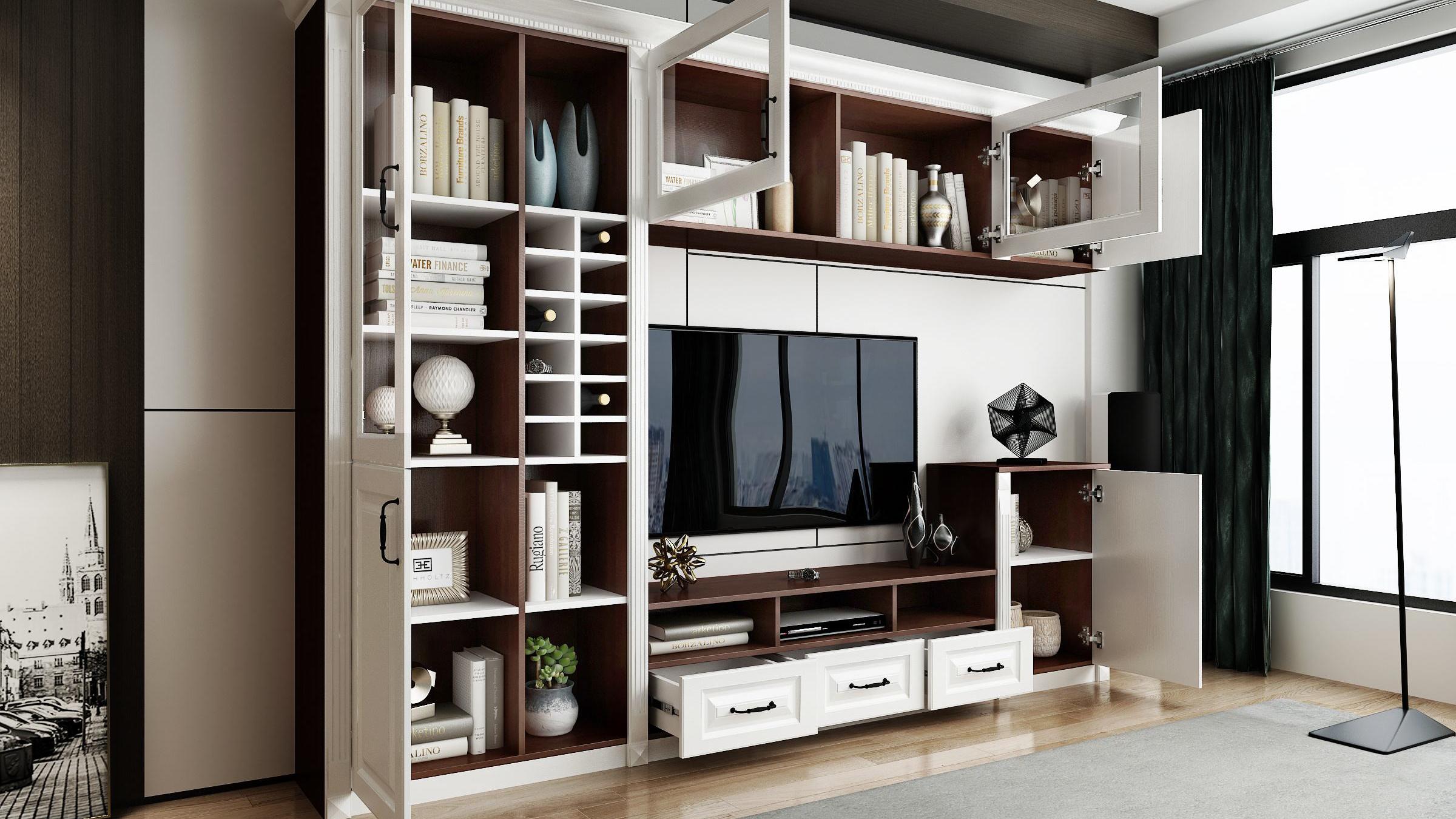 电视柜两边有点空，摆什么好呢？